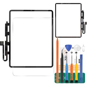 for iPad Pro 12.9 5rd 2021 Screen Replacement for iPad Pro 12.9 6th LCD Screen 2022 A2436 A2437 A2764 Display Digitizer Repair Kit Black (Without LCD)