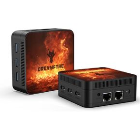 Mini PC Alder Lake-Ν95 (up to 3.4GHz) 4 Cores 4 Threads, Mini Desktop Computers 8GB DDR5 256GB M.2 SSD, Mini PC Dual Lan Support 4K Triple Screen Display/USB3.0/WiFi 5/Bluetooth 5.0 for Education