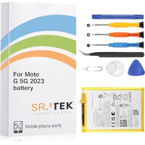 [2025 New Upgraded] Original Battery Replacement for Motorola Moto G 5G 2023 NH50 XT2313-3 XT2313-4 XT2313-6 for Moto G53/ E13/ G22 4850mAh Standard Capacity Battery Include Complete Repair Tools kit