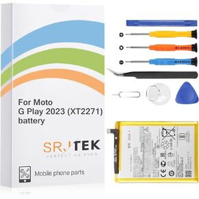 [2025 New Upgraded] OEM Battery Replacement for Motorola Moto G Play 2023 /G Power 2022 JK50 4850mAh,for Moto G Play 2021 Battery Standard Capacity Include Complete Repair Tools kit