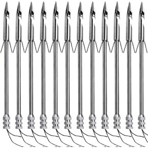 Fishing Slingshot Arrow, 12PK Stainless Steel Slingshot Arrow Fishing Darts, Bow Shooting Points (Pack of 12)