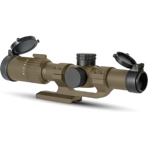 Monstrum Banshee ED 1-8x24 LPVO Rifle Scope with Offset Scope Mount