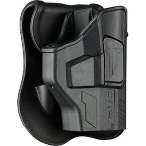 Taurus GX4 Holster, OWB Holster for Taurus GX4 9mm Luger Micro-Compact - Adjustable Tension & Cant | Index Finger Released | Autolock | Outside Waistband Carry | Matte Finish - Right Handed