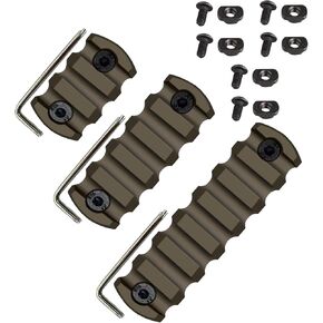 GOTICAL Pack of 3 to 7 Slots, 5 Slots, 3 Rail Slots - l 6 Screws and 6 Nuts with 3 Allen Keys
