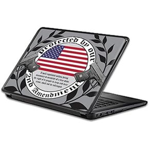 Universal 13" Laptop Skin - 2nd Amendment | Protective, Durable, and Unique Vinyl Decal wrap Cover | Easy to Apply, Remove, and Change Styles | Made in The USA