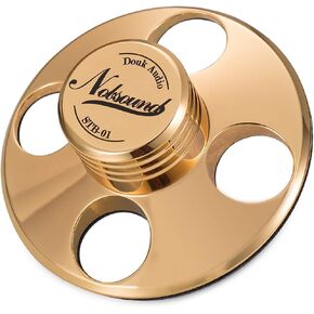 Nobsound STB-01 LP Vinyl Turntables Metal Disc Stabilizer Record Weight HiFi (Gold)