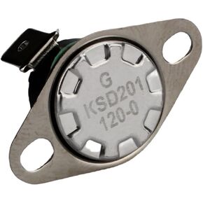 KSD201 120-0 Microwave Thermostat (Normally Closed) fit for GE Frigidaire samsumg -Replace WB27X1127 WB27X11212 WB21X535 KSD 120LC KSD201 120