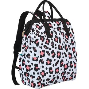 Cooler Backpack Women Leopard Leak Proof Backpack Cooler Bags Lightweight Soft Lunch Backpack with Cooler Compartment,Wine Cooler for Hiking Camping,26 cans……