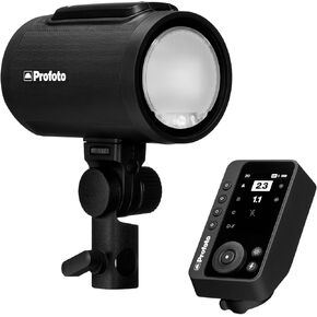 Profoto A2 Monolight Bundle with Profoto Connect Pro Remote with Hundred Channels, Large Screen, and 330 Feet Range (Non-TTL, Black) (2 Items)