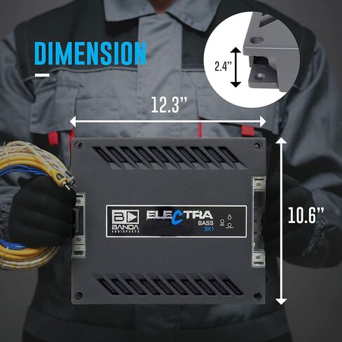 Banda Módulo Amplificador Digital Banda Electra Bass 3K1-1 - 3750 Wrms - 1 OHM in Kuwait