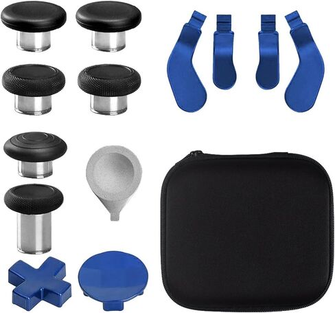 تتضمن مجموعة أزرار الإبهام المعدنية لـ One Elite Series 2 ، 13 في 1 أزرار استبدالها 12 × Pushbuttons1 X Pick 1 X Storage Bag (Blue) in Saudi Arabia