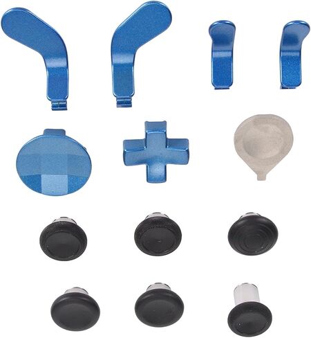 تتضمن مجموعة أزرار الإبهام المعدنية لـ One Elite Series 2 ، 13 في 1 أزرار استبدالها 12 × Pushbuttons1 X Pick 1 X Storage Bag (Blue) in Saudi Arabia