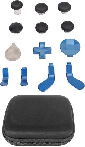 تتضمن مجموعة أزرار الإبهام المعدنية لـ One Elite Series 2 ، 13 في 1 أزرار استبدالها 12 × Pushbuttons1 X Pick 1 X Storage Bag (Blue) in Saudi Arabia