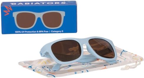 Babiators Original Navigator Baby & Toddler Sunglasses | 100% UV Protection, Shatter-Resistant, Flexible Rubber Frames in Kuwait