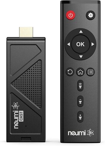 Neumi Atom يلقي 4K UHD Dongle Stick Digital Media Player ، شاشة Wi-Fi النسخ المتطابق للفيديو/الصور/الموسيقى ، دفق DLNA/UPNP ، يقرأ محركات أقراص USB وبطاقات SD Micro ، HEVC/H.265 4K/30FPS ، HDMI (متجدد) in Kuwait