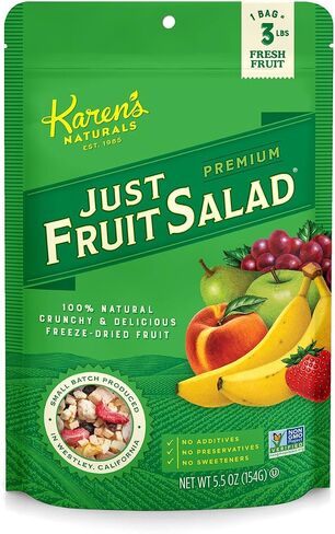 Karen's Naturals فقط munchies الفاكهة ، حقيبة 2 أونصة (قد تختلف التعبئة) جميع الفواكه والخضروات المجففة بالتجميد الطبيعي ، لا إضافات أو مواد حافظة ، غير المعدلة وراثيا in Saudi Arabia