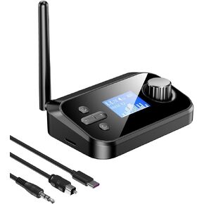 جهاز إرسال Bluetooth لسماعات الرأس المزدوجة التلفزيونية ، محول Bluetooth لعرض LCD TV ، مستقبل لاسلكي لاستريو المنزل ، 3.5 مم/بصري/TF إلى جهاز إرسال صوت موسيقى بلوتوث إلى Bluetooth in Kuwait