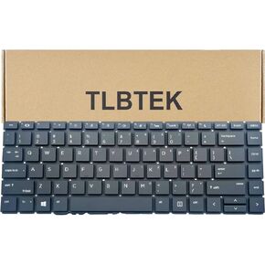 TLBTEK Backlight Keyboard Replacement Compatible with HP ProBook 440 G6, 445 G6, 445R G6, 440 G7, 445 G7, Pro 14 G3 Series Laptop