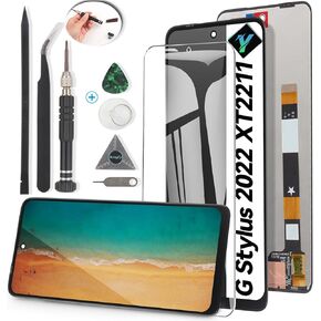 LCD for Motorola Moto G Stylus 2022 Screen Replacement for Motorola G Stylus 2022 XT2211 XT2211-1 XT2211DL LCD Display Touch Screen Digitizer Assembly with Repair Tools