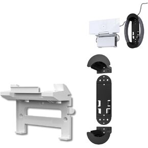 Tesha ABS Starlink Router & Power Supply Mount Kit, Starlink Ethernet Cable Caddy with Adapter, Starlink V3 Mounting Kit with Cable Organizer for Pleasure Boat Rv and Home