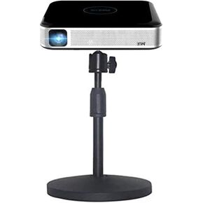 Desktop Mini Video Projector Stand Mount, Angle Adjustable Mini Projector Stand with 1/4in Mounting Screw, with 1/4in 360°Rotatable adapter for Projector CCTV DVR
