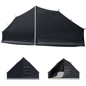 خيمة Kingcamp Khan الداخلية لشخصين ، خيمة غرفة داكنة مع شبكة عالية الكثافة ، مقاومة للرياح مضادة للماء لخفيف الوزن للتخييم على الظهر المشي لمسافات طويلة RV in Kuwait