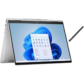 HP Envy 2-in-1 15.6" Touch-Screen Laptop | Intel Core i7-1355U Processor | Intel Iris Xe Graphics | 16GB RAM DDR5 | 1024GB SSD | Backlit Keyboard | Windows 11 Pro | Bundle with Stylus Pen