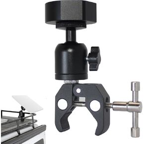 Starlink Mini Mount with Adapter, Aluminum Alloy Starlink Mini Pole Clamp Mount for Rv Ladder Yacht Camper, Compatible with Original Pipe Adapter