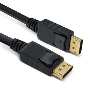 OMNIHIL 10FT DisplayPort to DisplayPort Gold Plated Cable Compatible with Dell 75 4K Interactive Touch Monitor - C7520QT