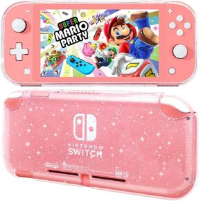 Switch Lite Case for Nintendo Switch Lite, Protective Case Cover for Nintendo Switch Lite Games Shockproof TPU Slim Skins Protective Cover Switch Lite Accessories Case Protector - Crystal Glitter