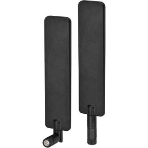 Bingfu High-Gain WiFi6 Antenna - Tri-Band 2.4GHz/5GHz/6E - RP-SMA Male Connector (2-Pack) for WiFi Router Wireless Network Card USB Adapter Security IP Camera Video Surveillance Monitor Wifi 6 Antenna
