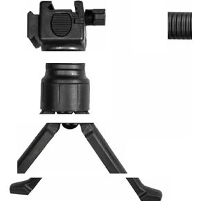 Picatinny Rail Mount for Bipod Flashlight Optic, black