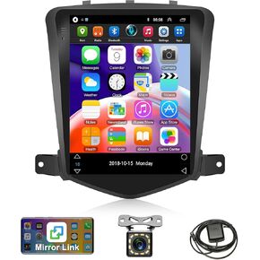 Android 13 Car Stereo Radio for Chevrolet Cruze J300 2009-2014, Rimoody 9.7 inch Touch Screen for Chevy Cruze Navigation System with GPS WiFi Mirror Link Bluetooth FM/RDS SWC + Backup Camera