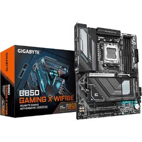 Gigabyte B850 Gaming X WiFi6e AMD AM5 LGA 1718 اللوحة الأم ، ATX ، DDR5 ، 3x M.2 ، PCIE 5.0 ، USB-C ، WiFi6e ، 2.5GBE LAN ، EZ-LATCH ، 5 سنوات ضمان