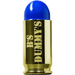 B's Dry Fire Snap Caps - A.K.A. B's Dummy's - Dummy 380 Auto Training Caps (7 Pack) (Blue Brass)