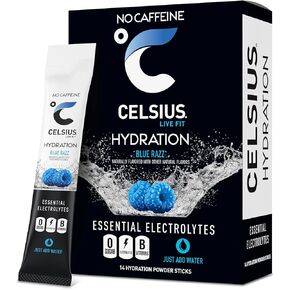 CELSIUS Hydration™ Lemon Lime Flavor, Essential Electrolyte Hydration Packets (Pack of 14)