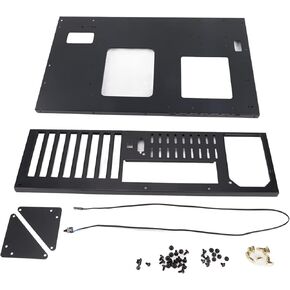 POCREATION Open Computer Case, Sturdy Motherboard Chassis with Good Heat Dissipation Open Case Protecting Graphics Cards for ATX MATX ITX Motherboards DIY Within 305x245mm