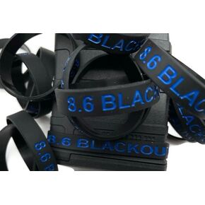 8.6 Blackout Magazine Mag ID Band Marking Thick and Durable (Pack of 3)