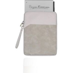 Tablet Sleeve for Remarkable Paper Pro 2024 e-Reader 11.8-inch，360 Protective Bag Carrying Case Water-Resistant，Light Grey.