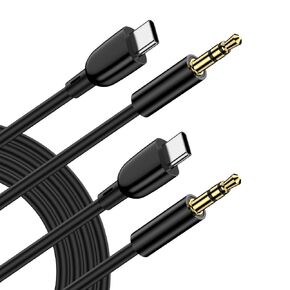 Aux to USB C iPhone 16 Plus Aux Cord for Car 3.3ft, USB C to 3.5mm Audio Aux Jack Cable for iPhone 16 Pro Max,16 Pro,16,15 Pro Max,15Pro,15 Plus,15,Type C to Headphone Jack Adapter Home Stereo Speaker