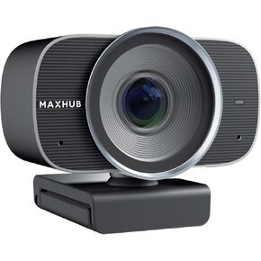 4K USB Webcam Conference Camera, PC Camera 1/2.3" Sensor Noise Reduction Auto Framing 120° FOV Camera, LED Indicator Webcam for Laptop Video Camera for Conference, Live Streaming