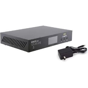 WayPonDEV Link Pi ENC5-V2 5 Port NDI HDMI Encoder, 4K 1080P Video Decoder, Support NDI/SRT/HX/RTMP/RTSP/ONVIF for YouTube Facebook Live Broadcast and Cameras, with 4GB DRR4 RAM