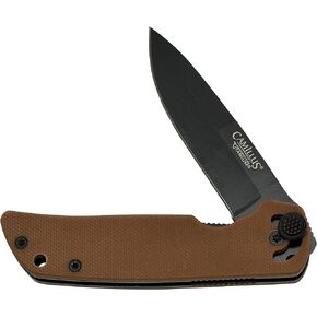 Camillus CUDA Mini / 6.75" Overall/CARBONITRIDE Titanium™ / AUS-8 / Coyote Brown