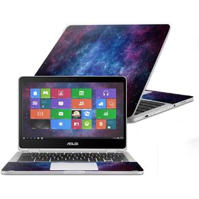 Mightyskins Skin Compatible With Asus Chromebook Flip C302ca 12.5" (2016) - Nebula | Protective, Durable, And Unique Vinyl Decal Wrap Cover | Easy To Apply, Remove, And Change Styles | Made In The Usa