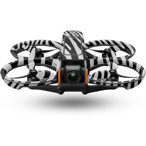 Drone Skin Compatible with DJI Avata 2 (2024) - Black Zebra - Premium 3M Vinyl Protective Wrap Decal Cover - Easy to Apply | Crafted in The USA by MightySkins