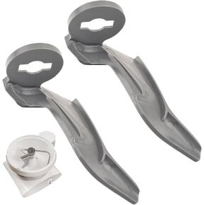 2 Pack Universal Loaf Bread Dough Extender Center Hook for Bosch Mixing Machine Accessories Universal Plus Mixer Dough Mixing Hook Plastic Steering Shaft