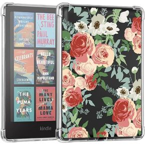 CoBak Clear Case for All-New Kindle Paperwhite 12th Gen 2024 (7") & Kindle Colorsoft Signature Edition (7") - Lightweight, Scratch-Proof Silicone Back Cover