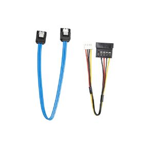 ONWOTE Sata Cable and Power Cable for Hard Drive - Compatible with NVR-30 Series NVR