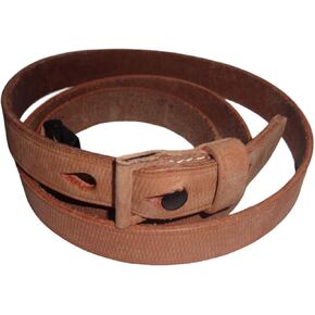 warreplica German mauser kar98k k98 Karabiner 98 Kurz M48 yugoslavian Yugo 7x57 8mm Mauser WWII Leather Sling - Reproduction