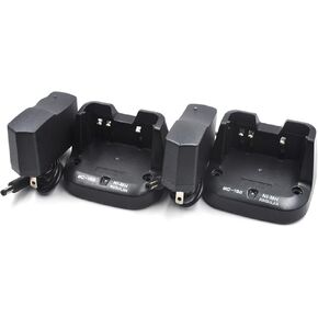 (2-Pack) BC-191 BC-192 BP-264 NI-MH Battery Charger for ICOM IC-F3011 F4011 F3002 F3003 IC-V80 IC-T70 IC-F27SR F4002 F3001 F4001 F4003 F4103D Two Way Radio